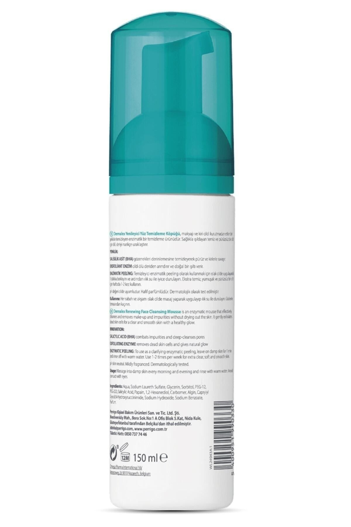 Dermalex Pure Balance 150 Ml Yüz Temizleme Köpüğü*6