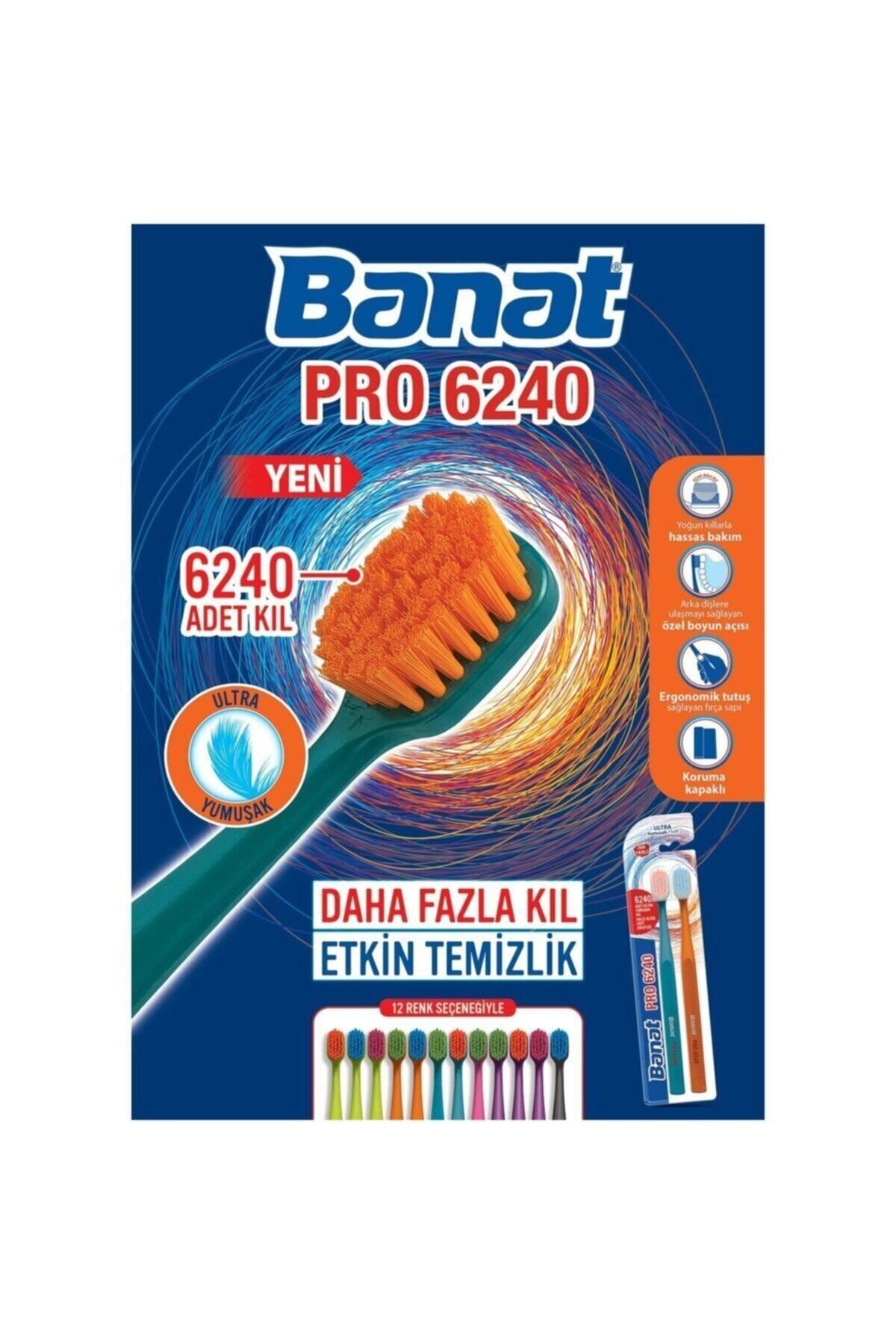 Banat Dis Firçasi Pro 6240 (1+1)-(Yumusak)*72