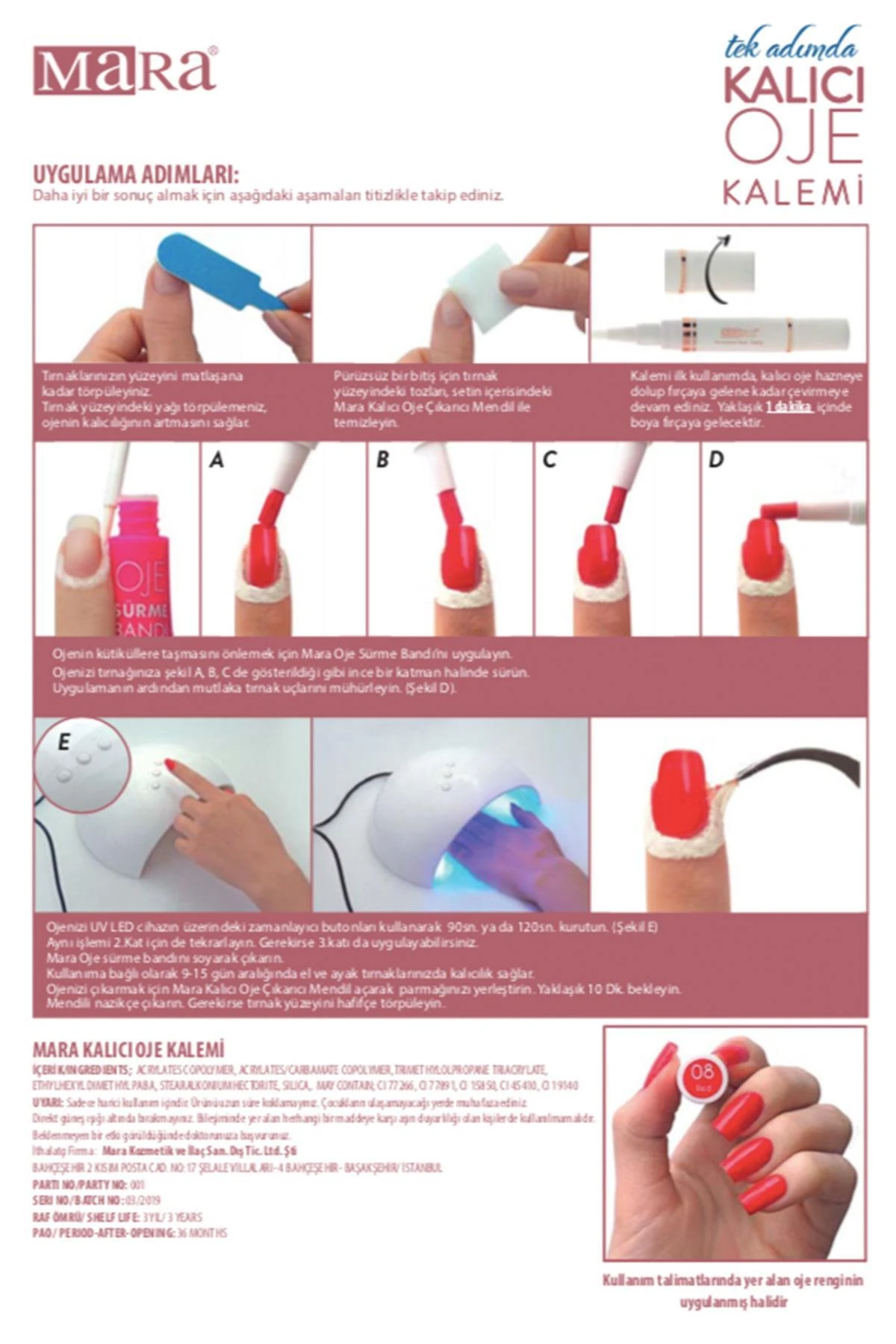 MARA KALICI OJE KALEMI 06 BLUSH