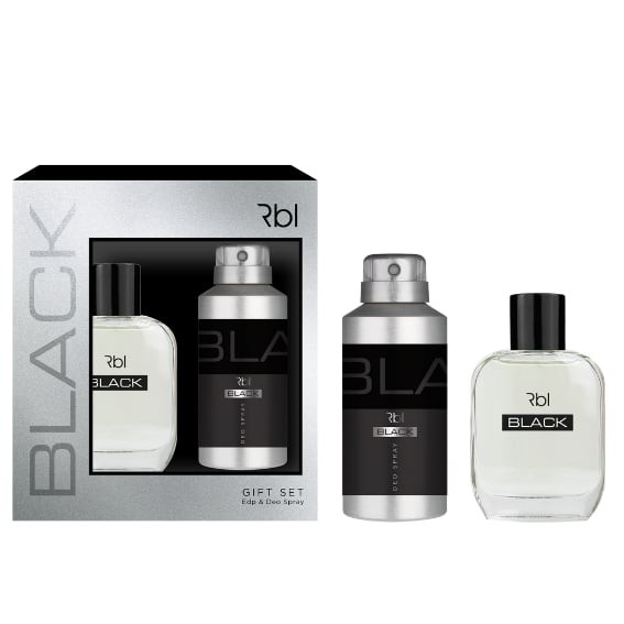 Rebul Edt 50 Ml+150 Ml Deo Black Kofre Erkek*12