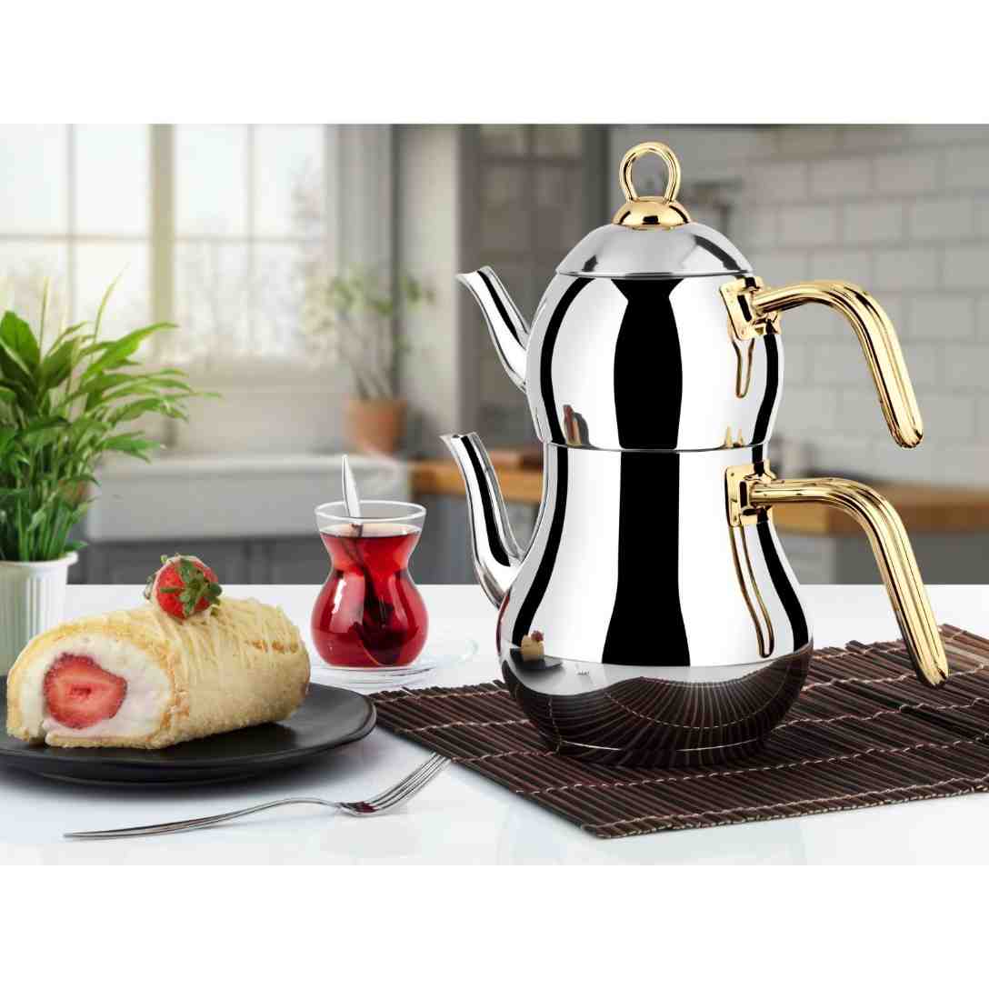 LİNES ŞAHMERAN ÇAYDANLIK METAL KULP 7 NO AİLE BOY