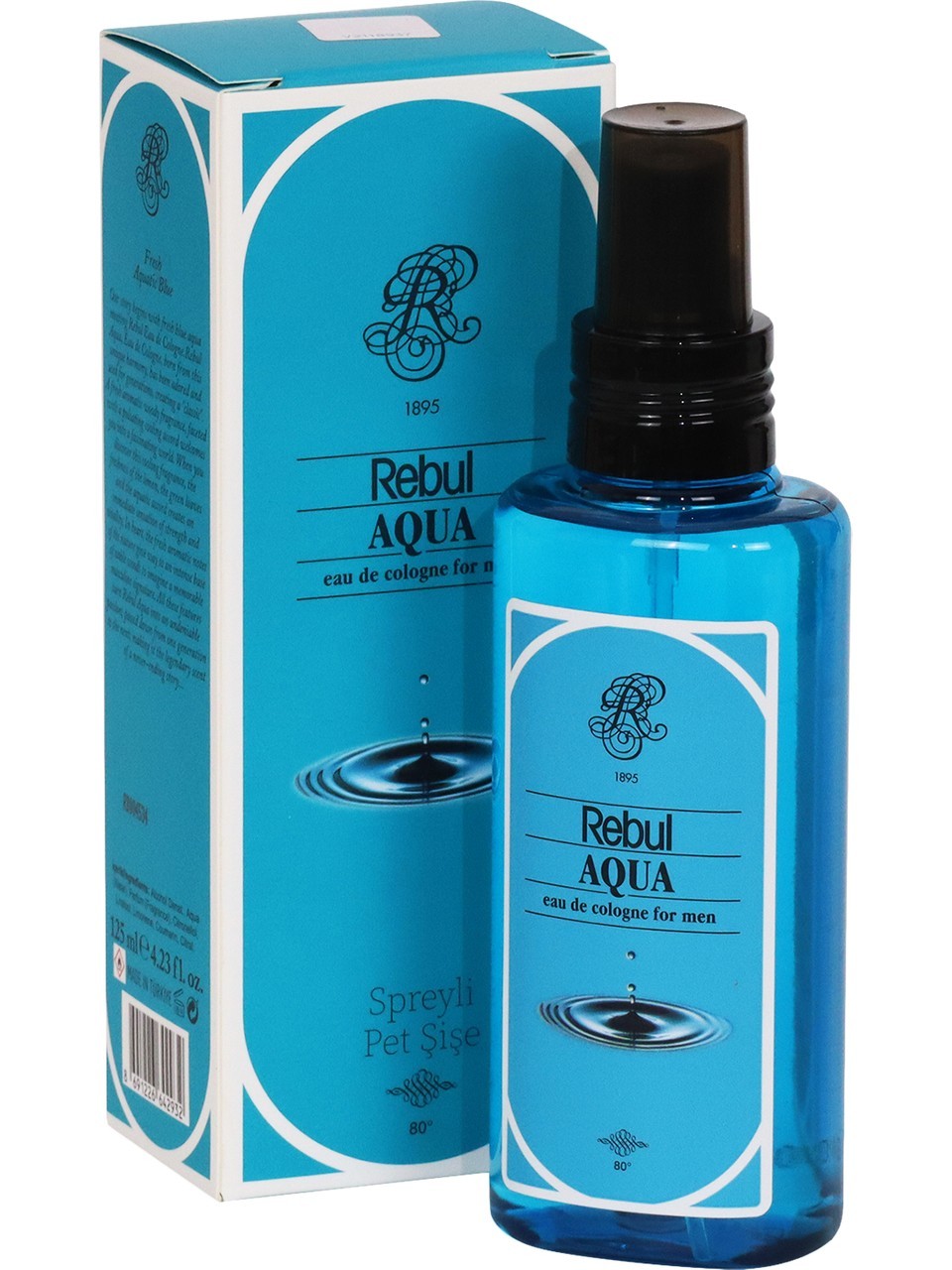 Rebul Kolonya 125 Ml Aqua Spreyli Pet Kutulu*12