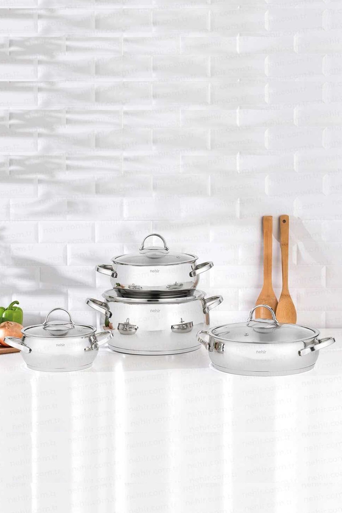 SILVER LÜKS 8P ÇELİK TENCERE SETİ