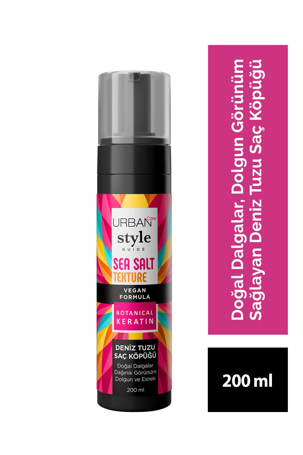 Urban Care Style Guide Saç Köpük 200 Ml Sea Salt*24