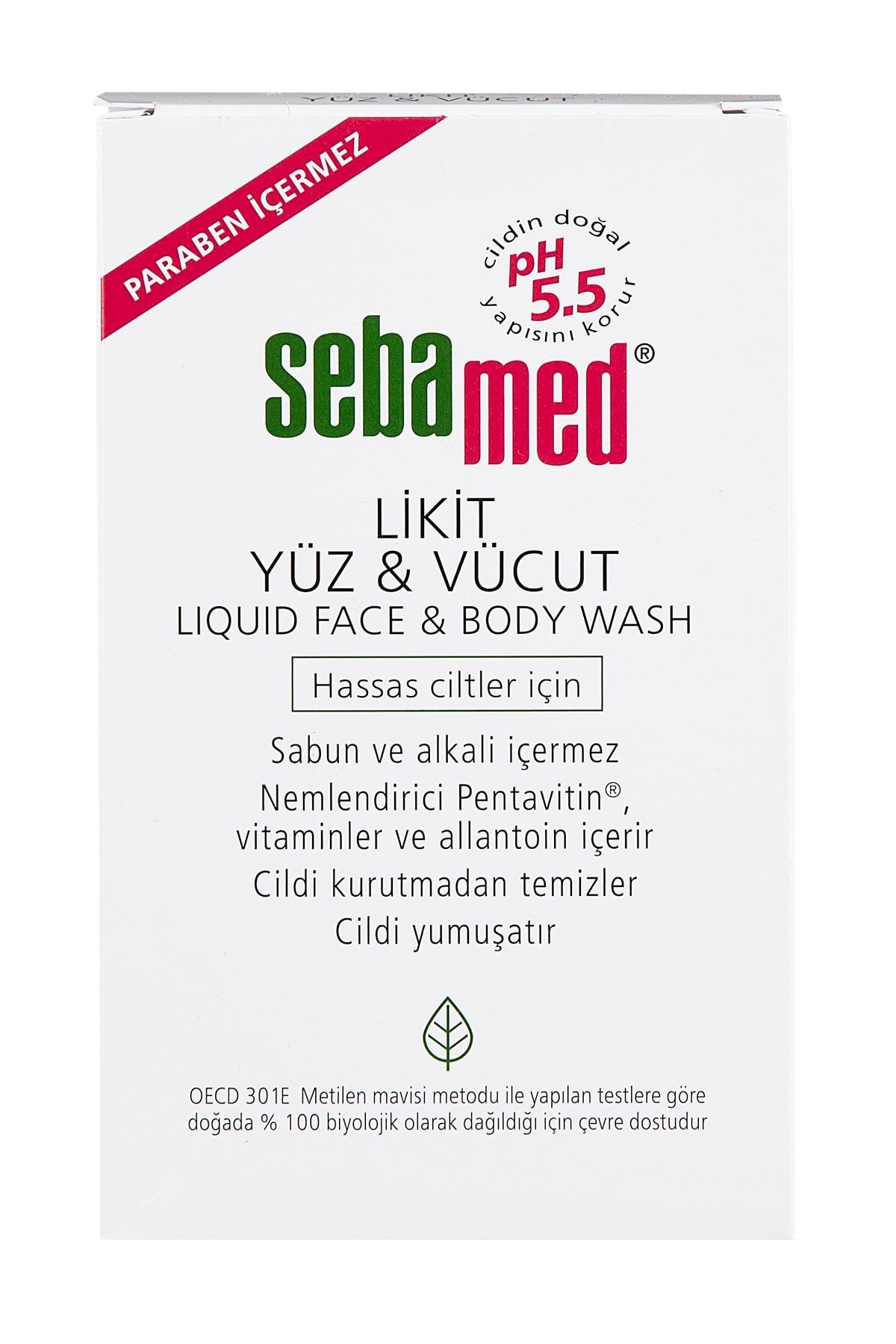 Sebamed Yüz& Vücut 200 Ml Likid*12