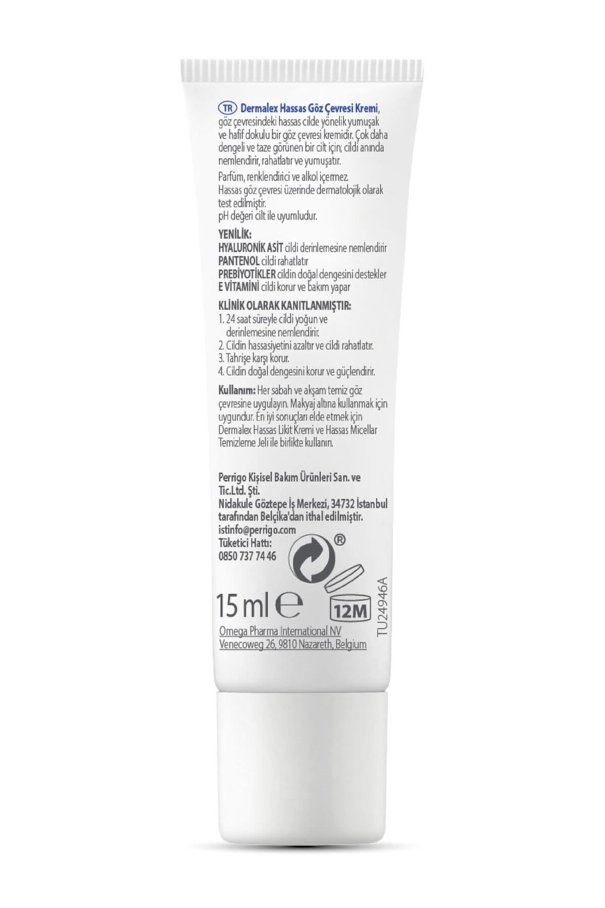 Dermalex Sensitive Balance15Ml Hassas Göz Kremi*36