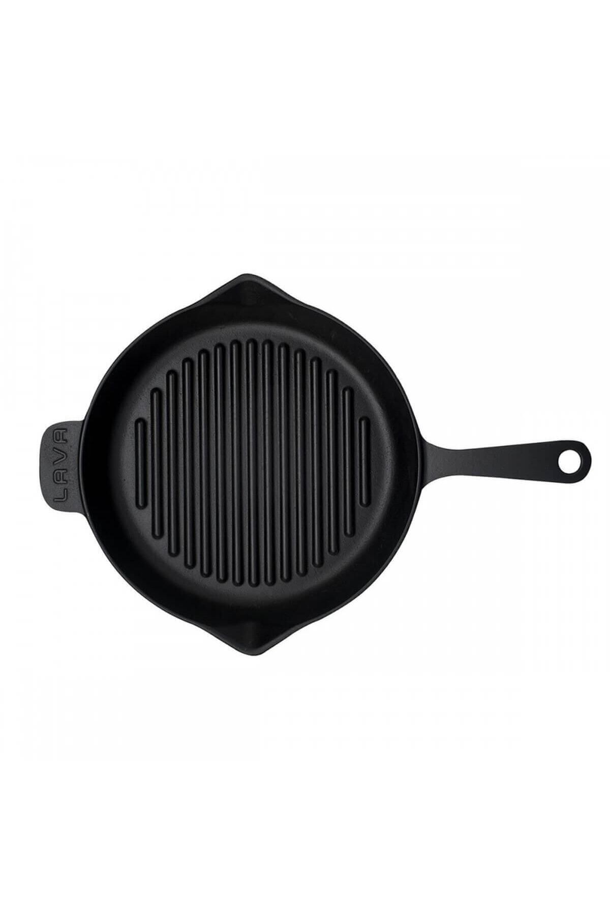 YUVARLAK SAPLI IZGARA TAVA ÇAP 28 CM