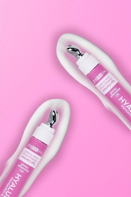 WEMARA HİYALÜRONİK ASİT & MOSİTURİZİNG (PEMBE) MASAJ BAŞLIKLI GÖZ KREMİ 18 ML