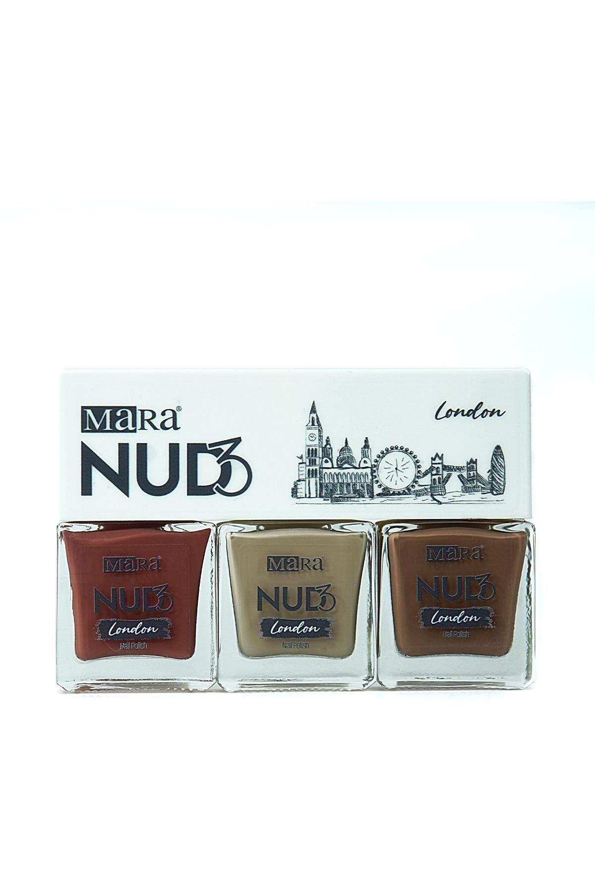 MARA NUDE LONDON OJE SET - 3*8 ML