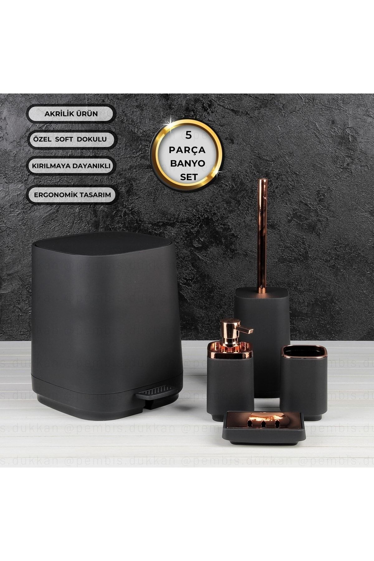 AROW VONA 5 PARÇA BANYO SETİ 3662