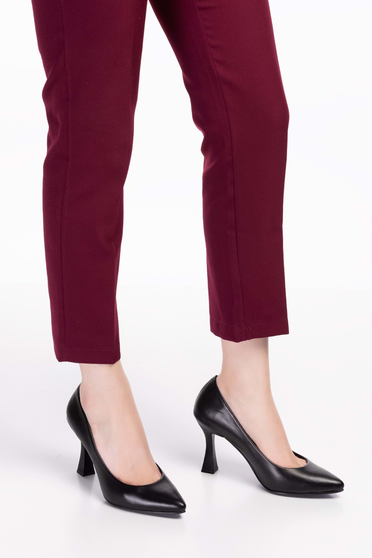 Gondol Kadın Hakiki Deri Stiletto Ayakkabı