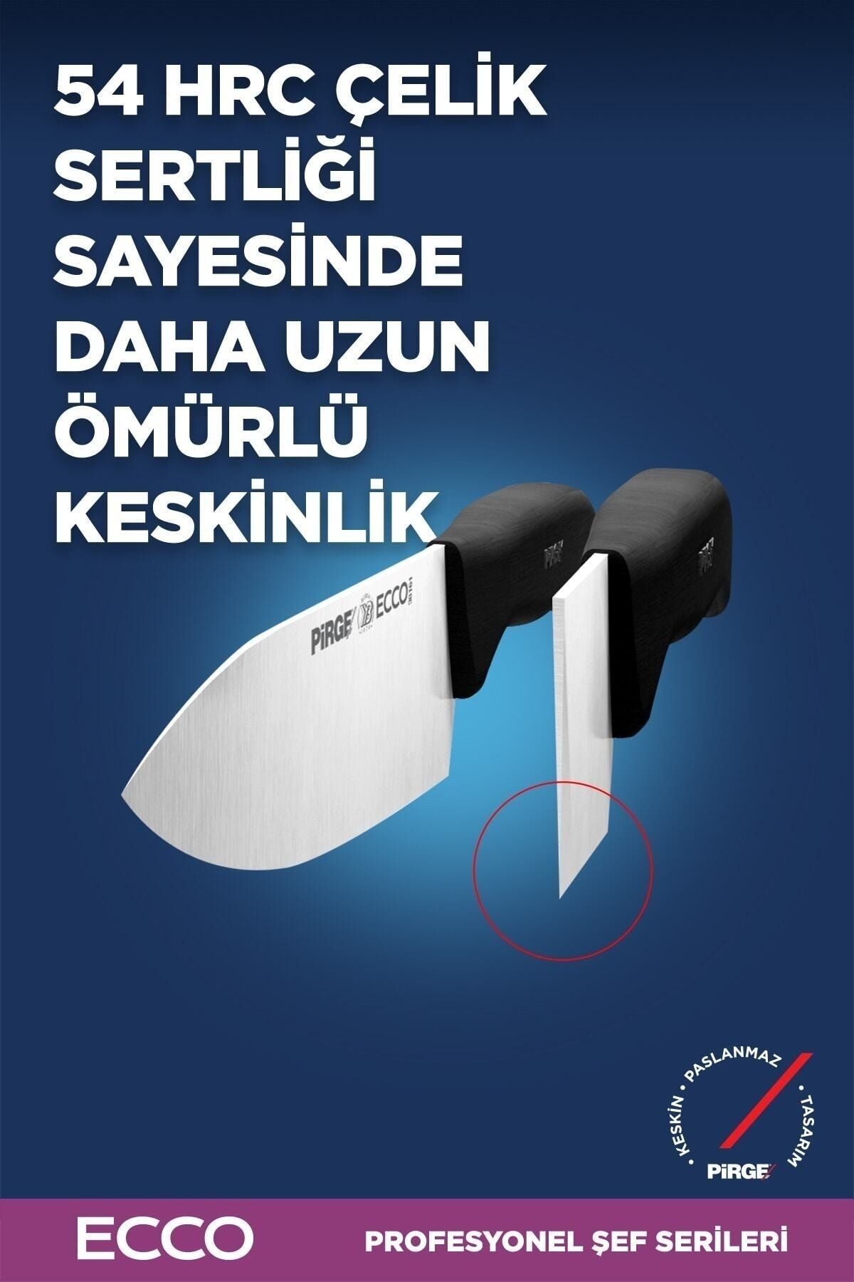 Ecco Şef Baba Bıçak Seti - 35175