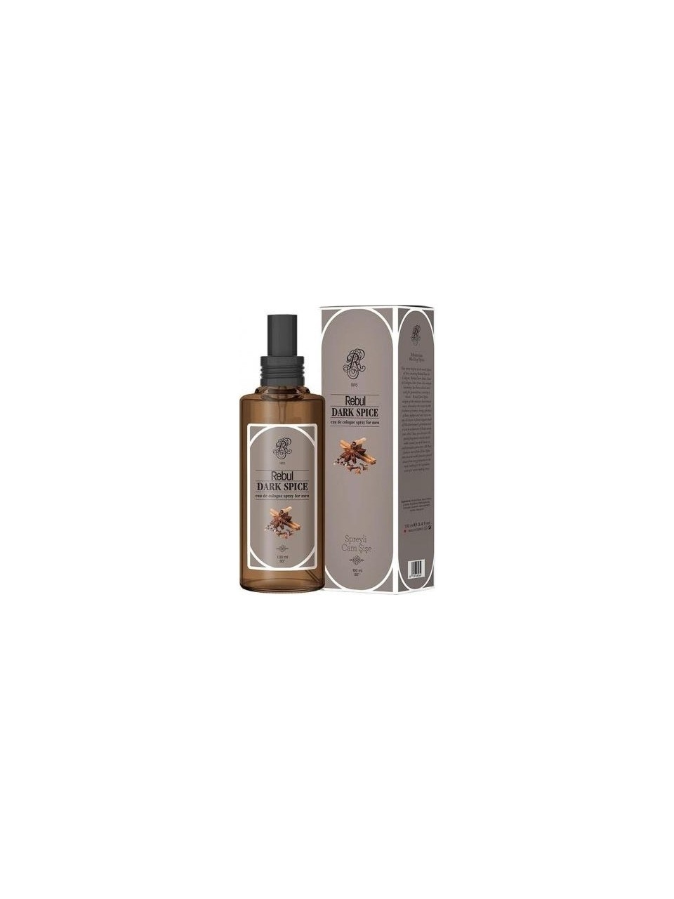 Rebul Kolonya 125 Ml Dark Spice Spreyli Pet Kutulu*12