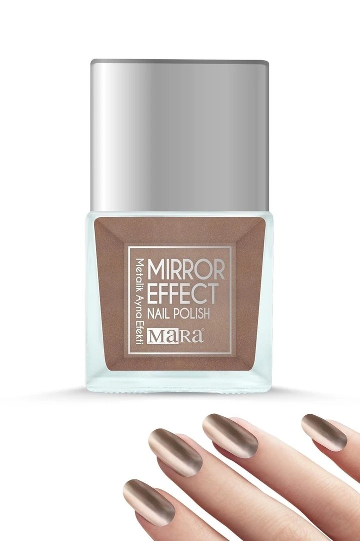 Mara Yeni Mirror Effect Nail Polish 15 ml - Bronze*48