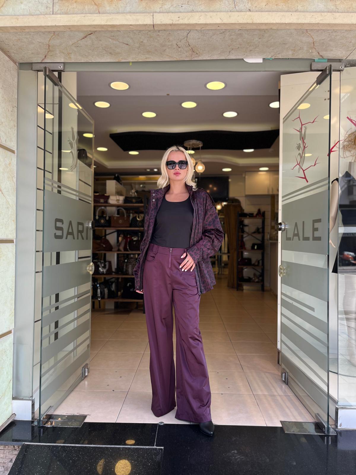 PARAŞÜT KUMAŞ FERMUAR DETAYLI PANTOLON