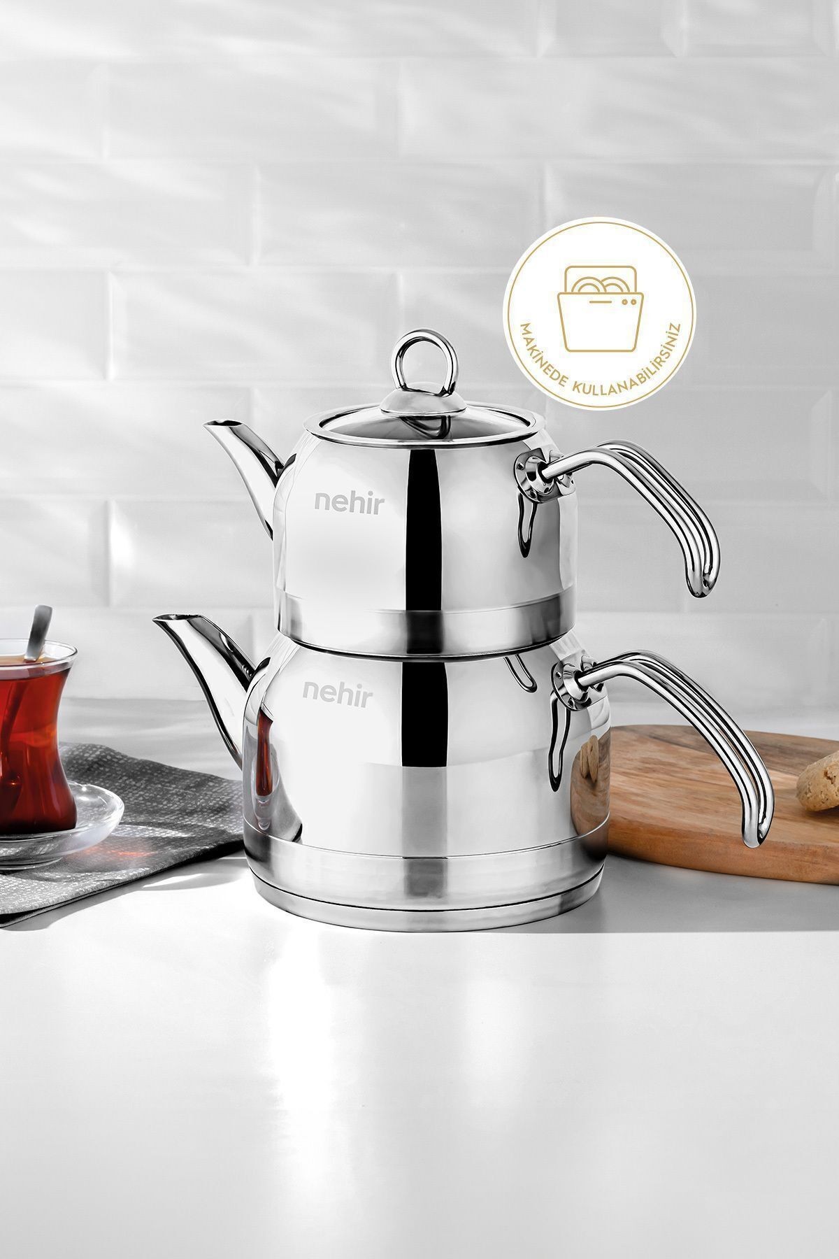 LOTUS MİDİ ÇELİK ÇAYDANLIK TAKIMI