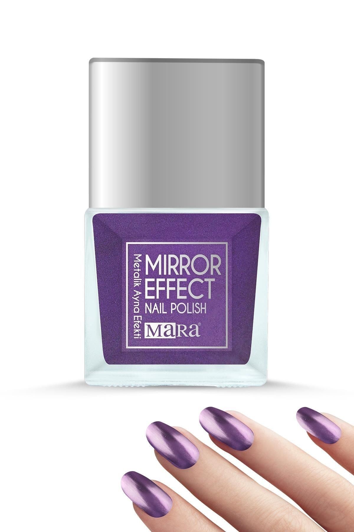Mara Yeni Mirror Effect Nail Polish 15 ml - Purple*48