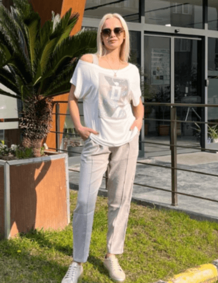 NERVURLU YANDAN CEPLI PANTOLON