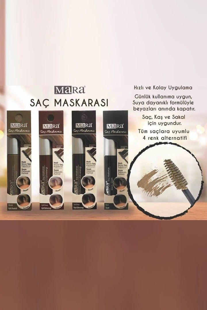 Mara Hair Mascara - Light Brown*48 açık kahverengi