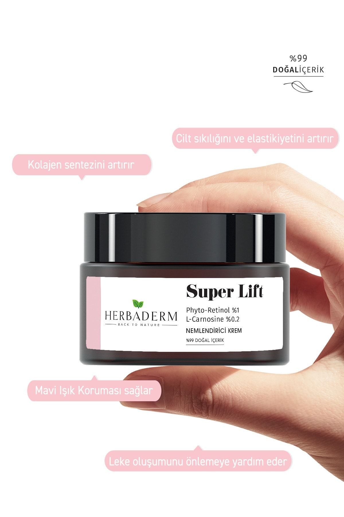 HERBADERM SUPER LIFT SIKILAŞ.LEKEKARŞ.MAVİIŞIK KOR