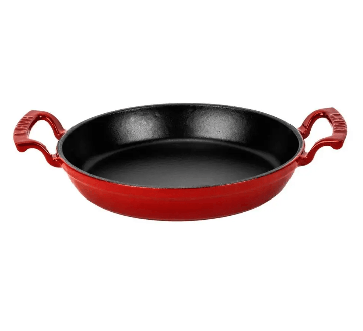 YUVARLAK KULPLU TAVA. ÇAP(Ø)24 CM. KIRMIZI