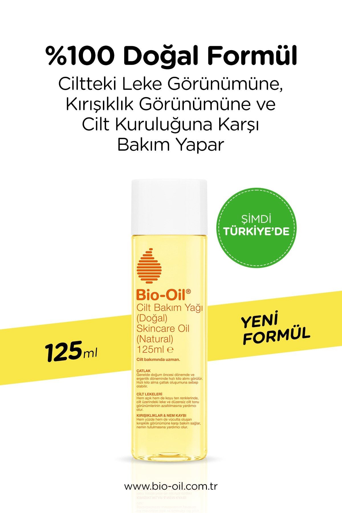 Bio-Oil Cilt Bakım Yağı 125 Ml Ntural*24