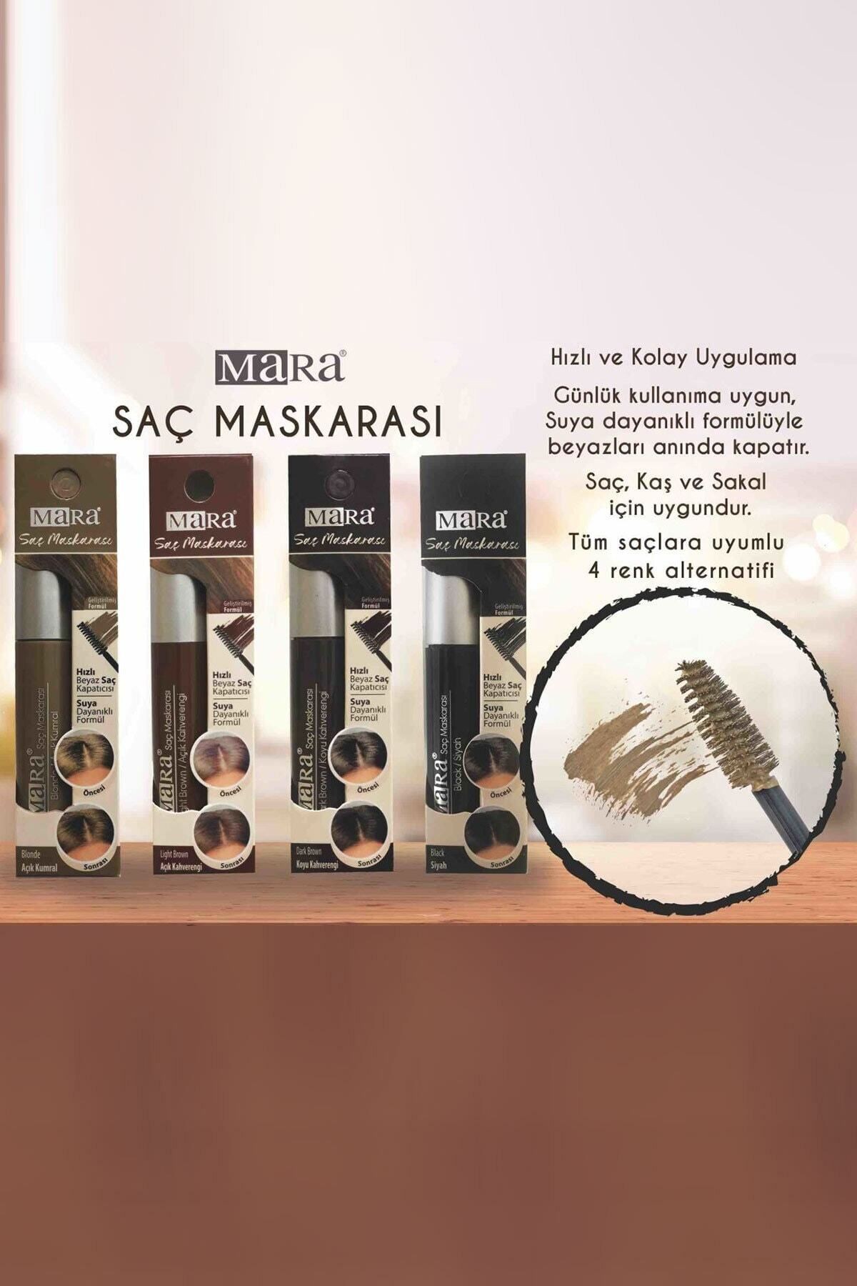 Mara Hair Mascara - Black*48