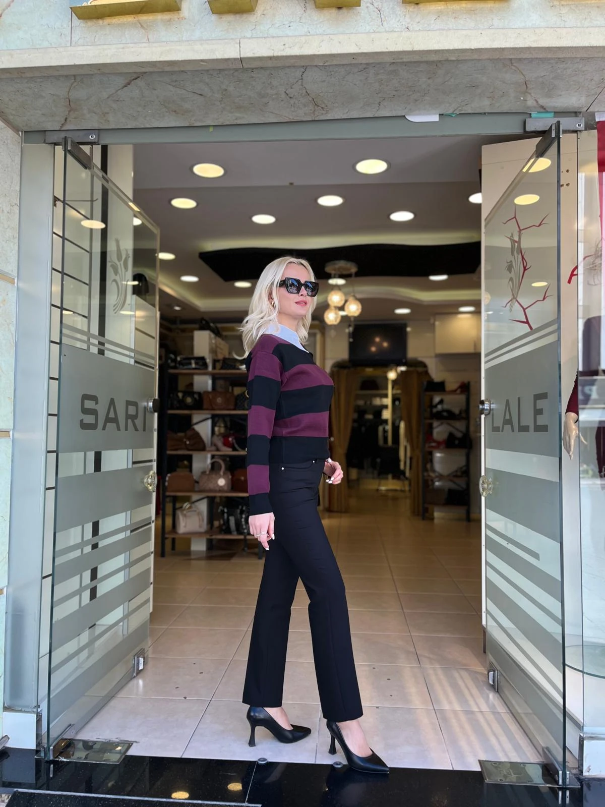 POLO YAKA ÇİZGİLİ TRİKO