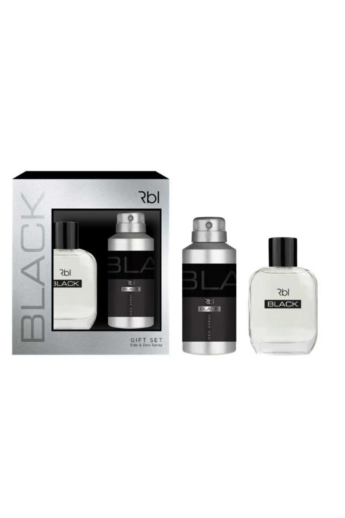 Rebul Edt 50 Ml+150 Ml Deo Black Kofre Erkek*12