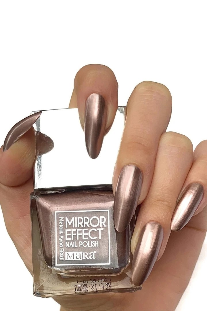 Mara Yeni Mirror Effect Nail Polish 15 Ml - Brown*48