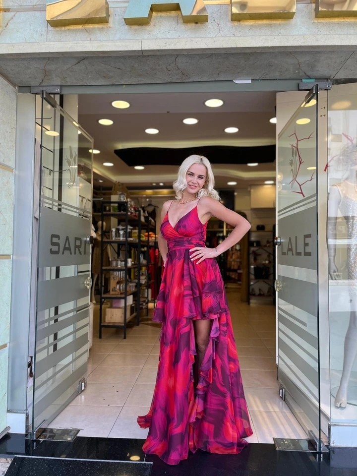 ELBİSE EMPIRME KATKAT Evafashion