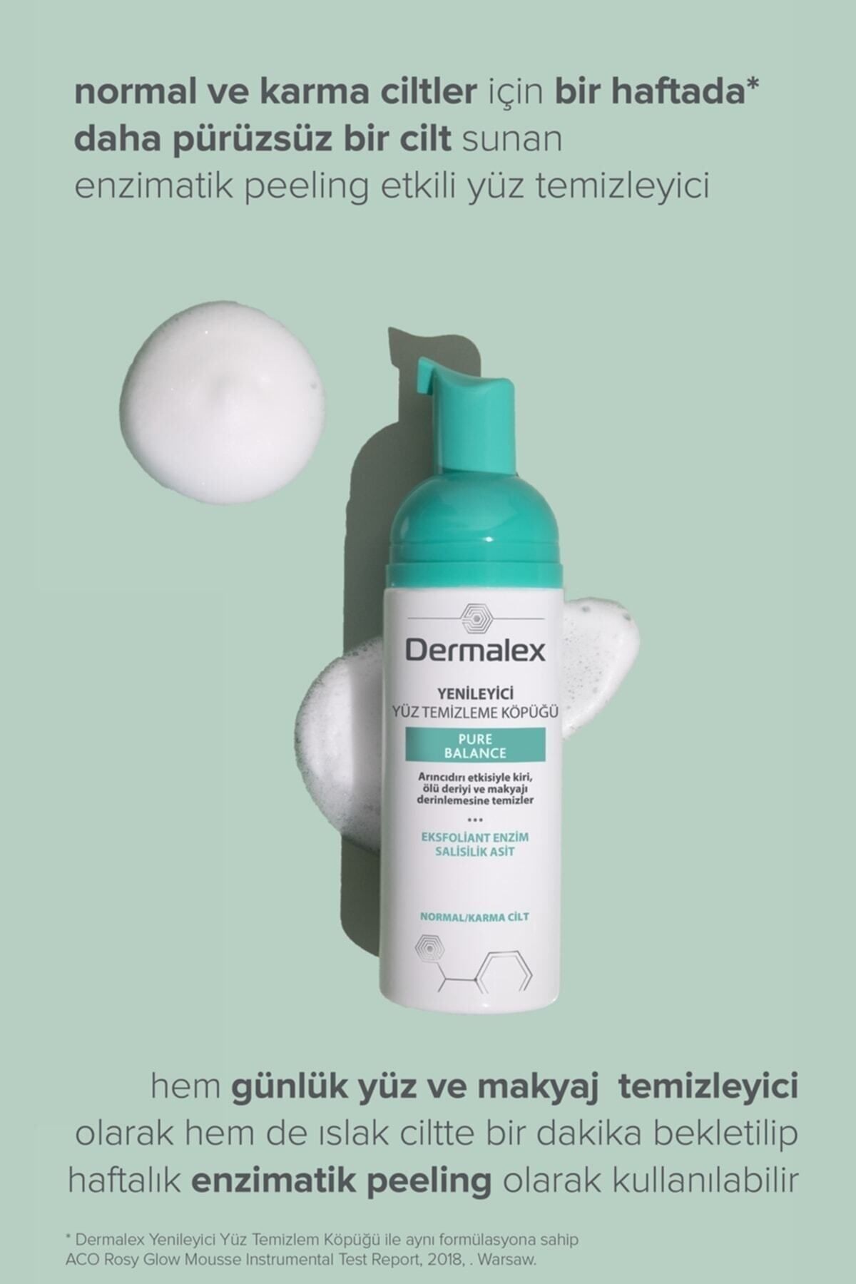 Dermalex Pure Balance 150 Ml Yüz Temizleme Köpüğü*6