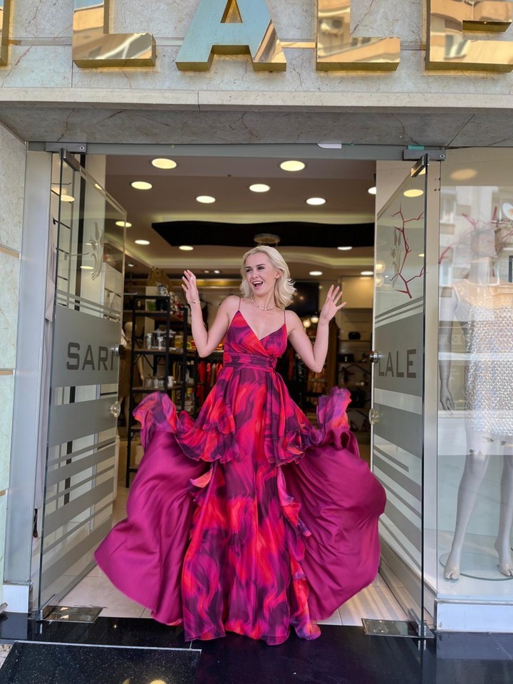ELBİSE EMPIRME KATKAT Evafashion