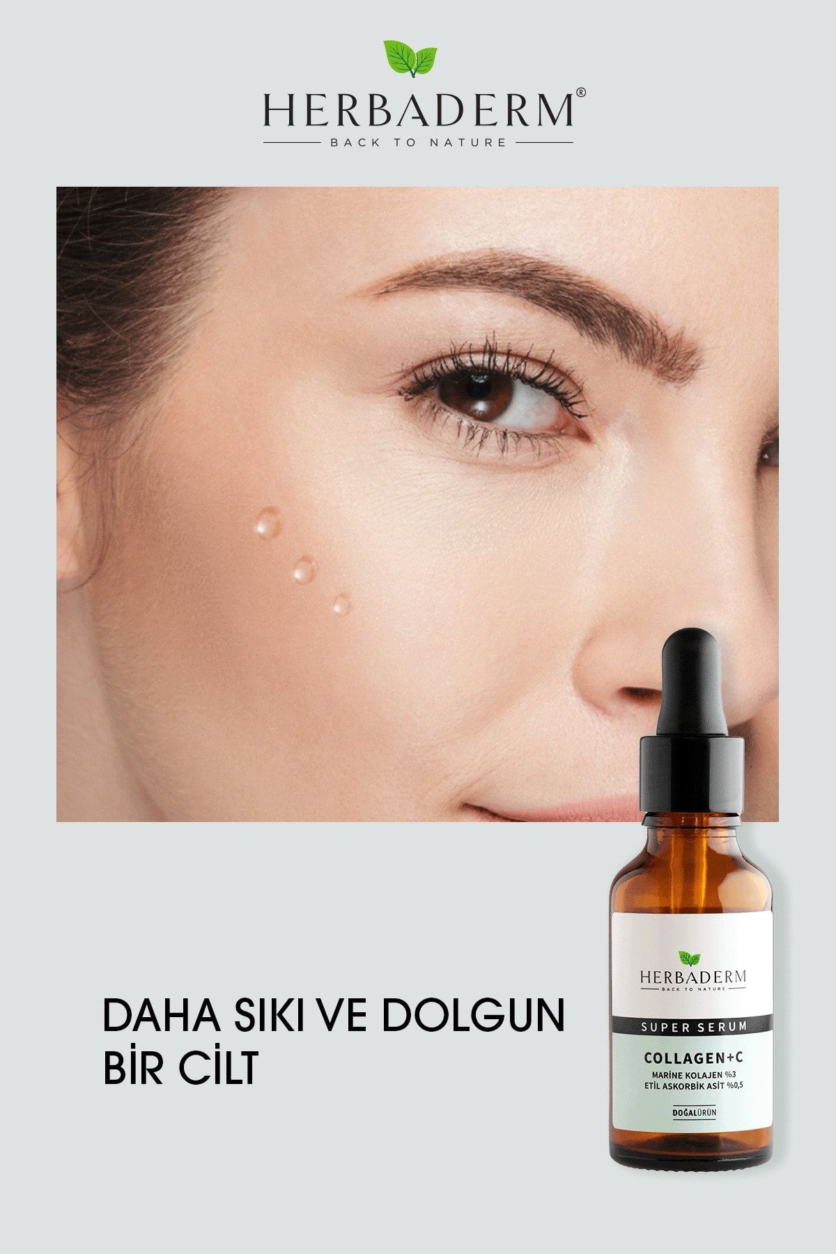 HERBADERM SUPERSERUM COLLAGEN + VİTAMİN C 30 ML
