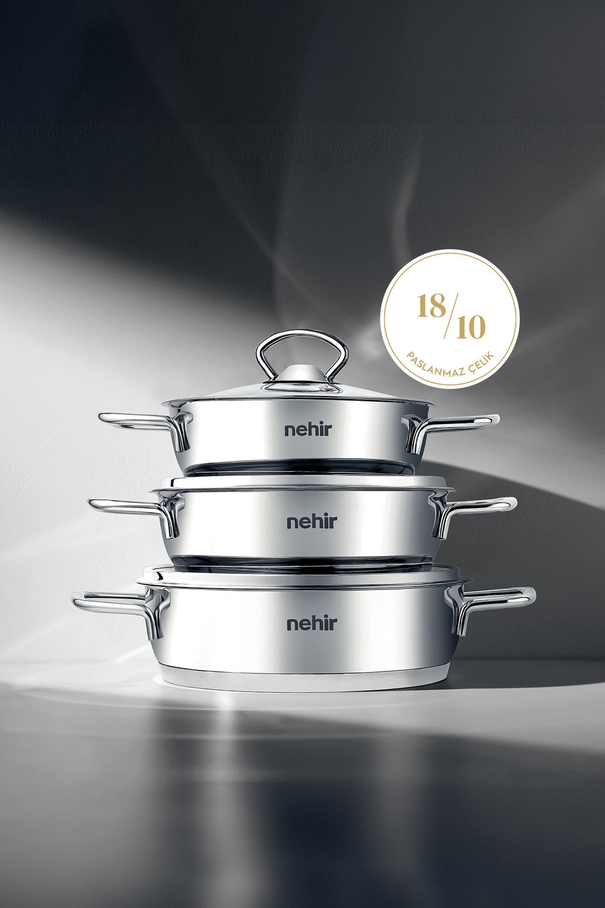 SILVER CELİK 6 PARÇA SAHAN SETI
