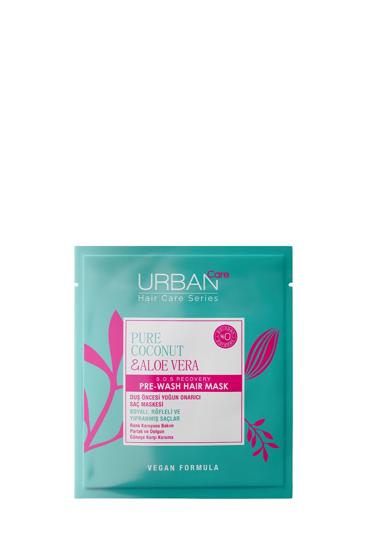 Urban Care Saç Maskesi 50 Ml Sachet Pure Coconut ve Aloe Vera*24