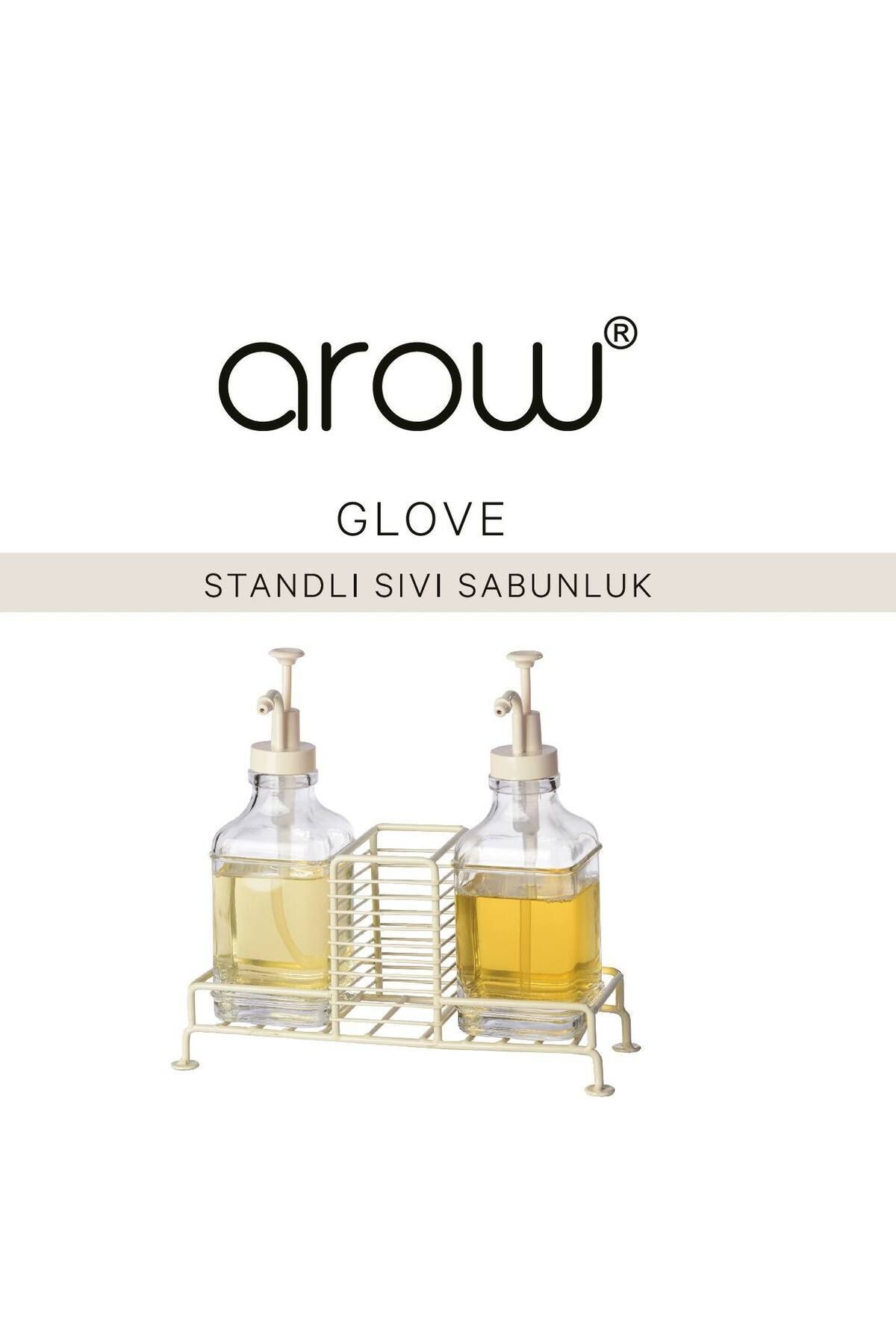 Glove Stantlı Sıvı Sabunluk Seti