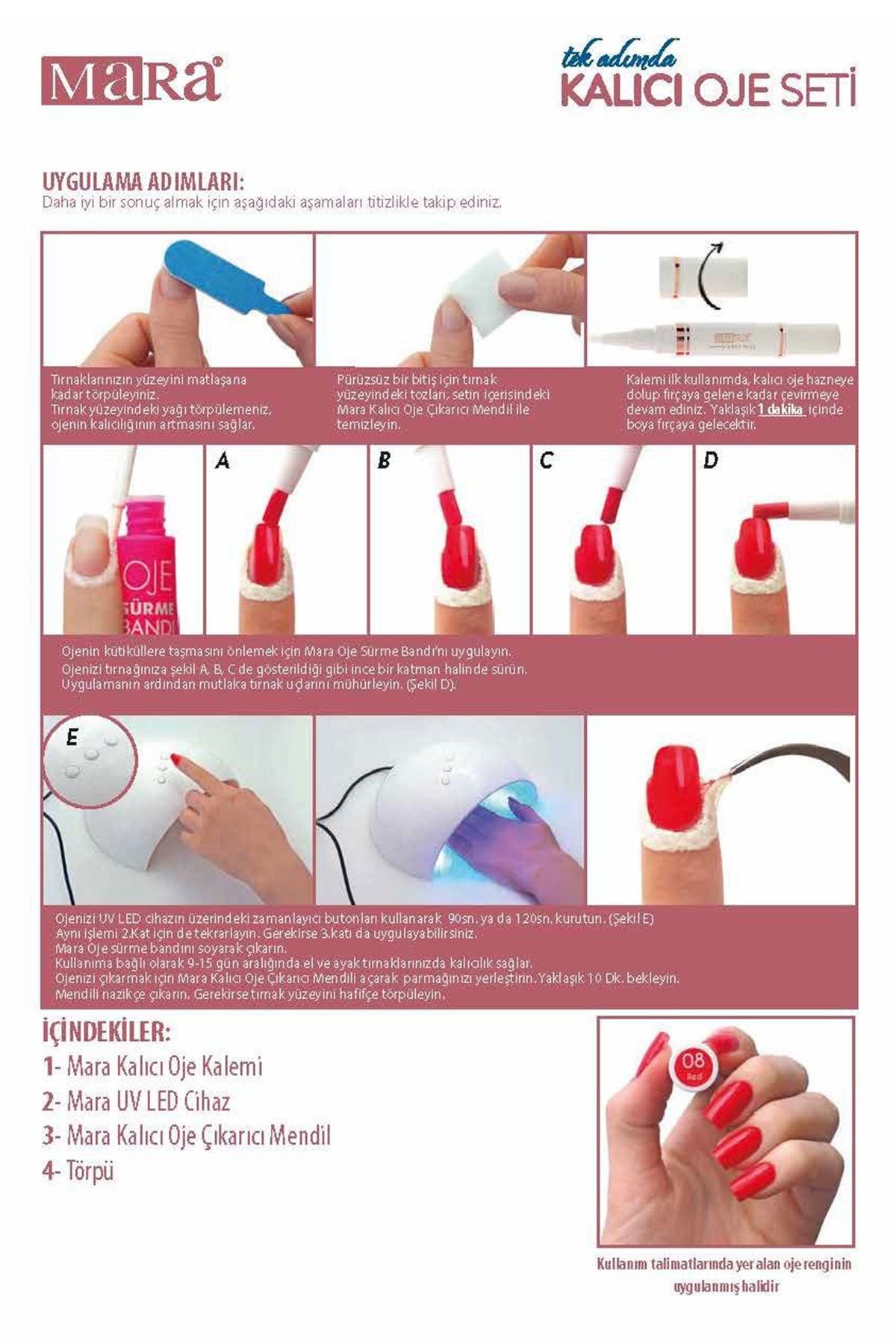 MARA KALICI OJE SETİ - LIGHT CREAM 04*48