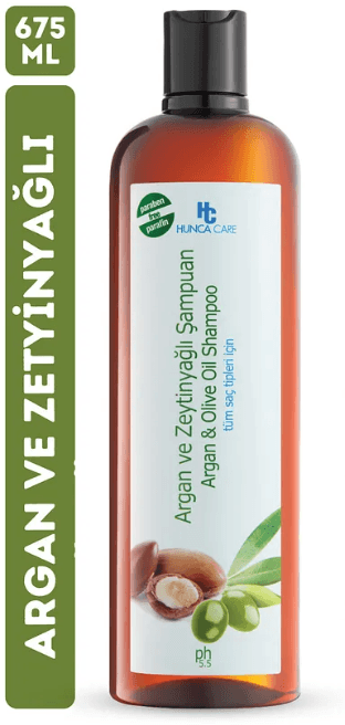Hunca Care Sampuan 675 Ml Zeytin&Argan*12