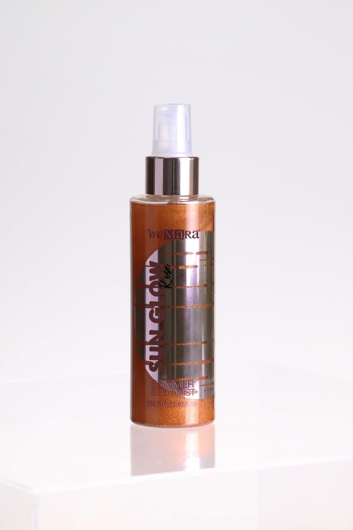 WEMARA SUN GLOW ROSE GOLD SHIMMER MIST 150 ML