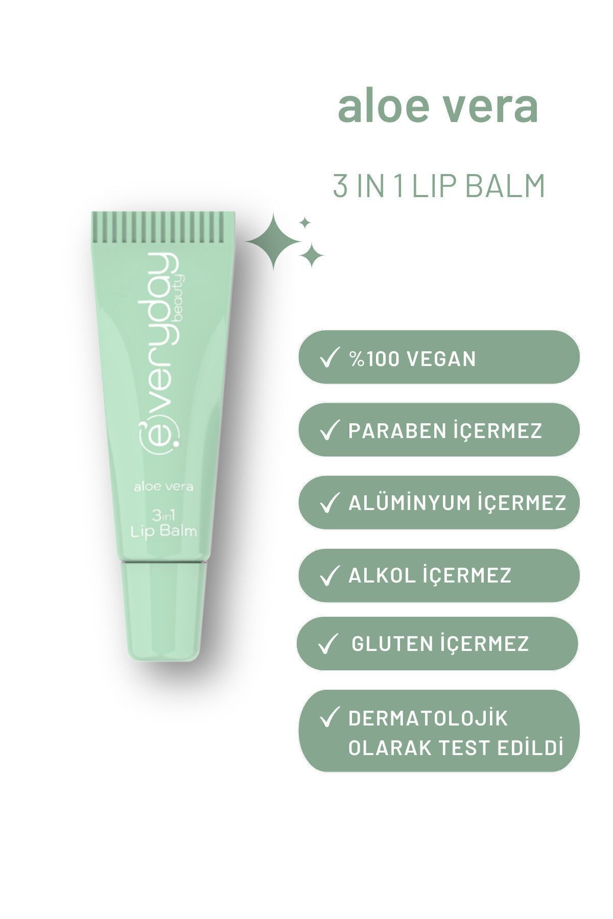 Everyday Beauty Aloe Vera 3 in 1 The Lip Balm*24
