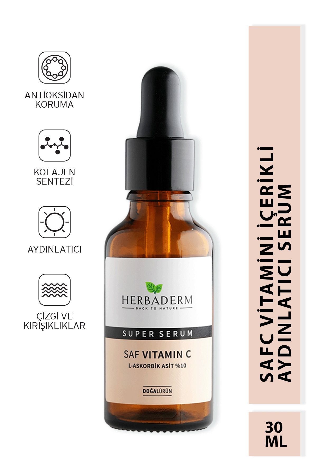 HERBADERM SUPERSERUM SAF VITAMIN C 30 ML