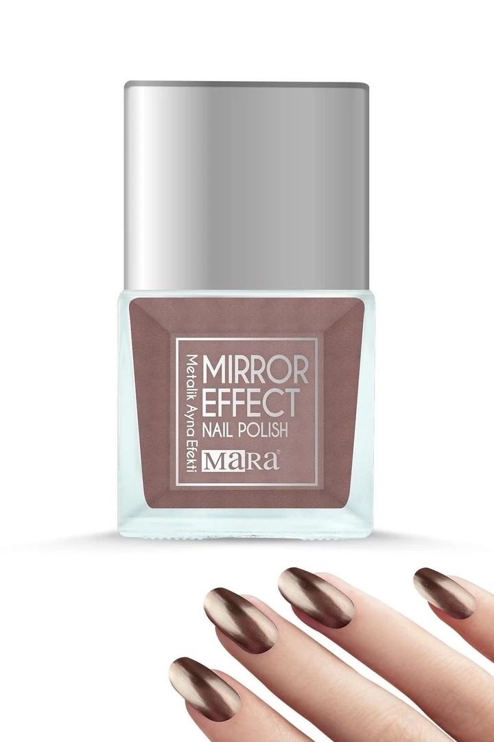 Mara Yeni Mirror Effect Nail Polish 15 Ml - Brown*48