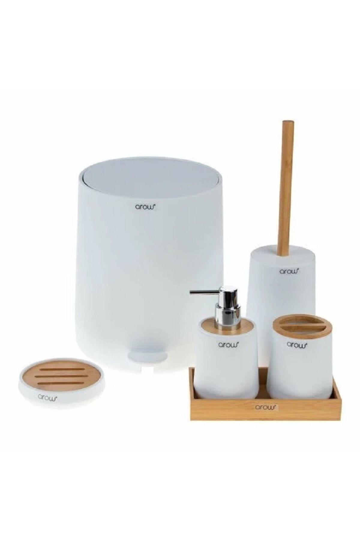 AROW AKRİLİK 6 PRÇ BANYO SETİ 4 ST Lİ