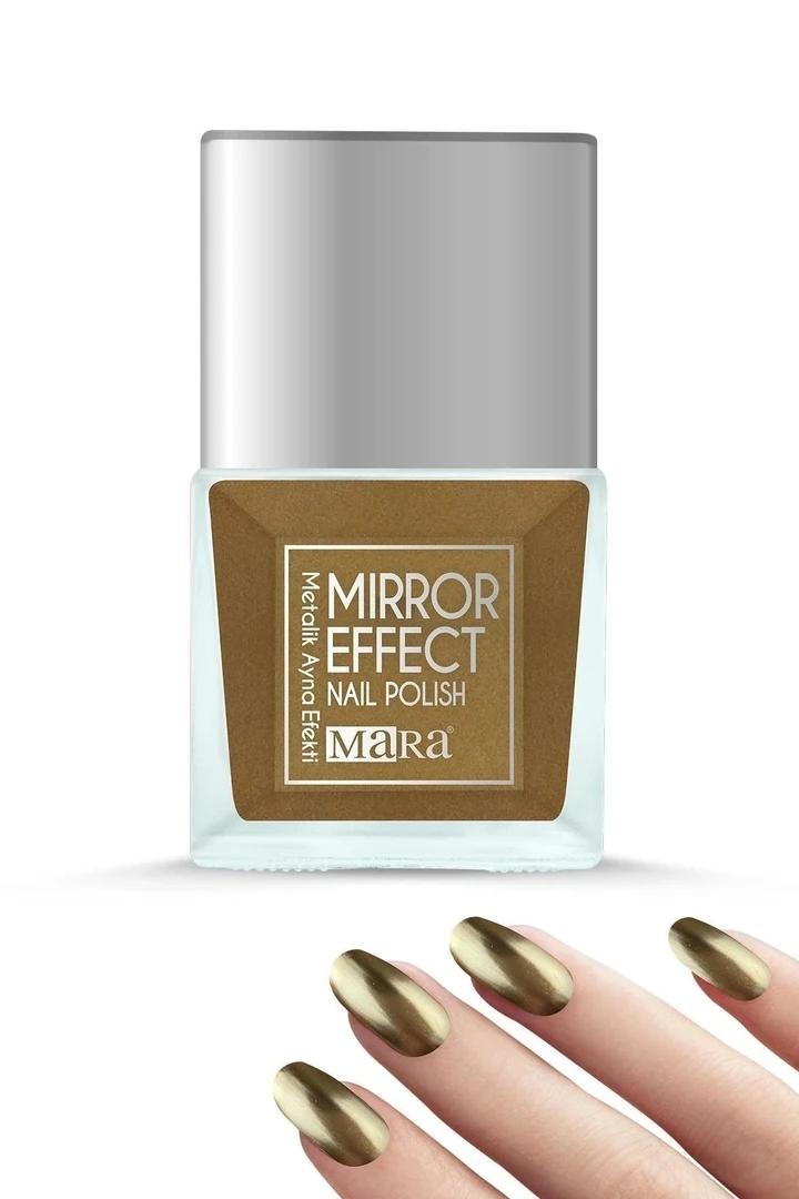 Mara Yeni Mirror Effect Nail Polish 15 ml - Gold*48