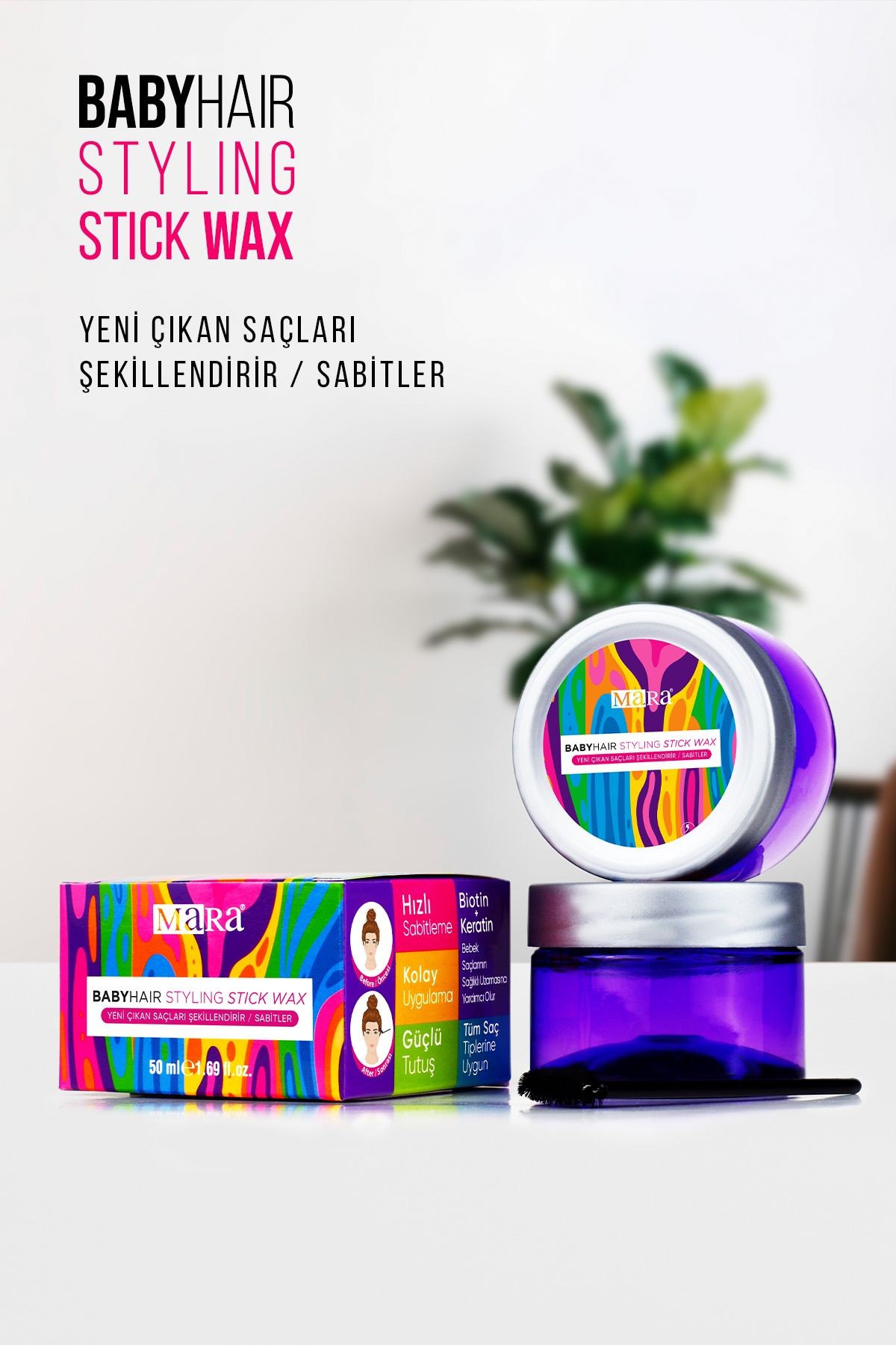 MARA YENI CIKAN SAC SEKILLENDIRICI/BABYHAIR STYLING STICK WAX 50 ml
