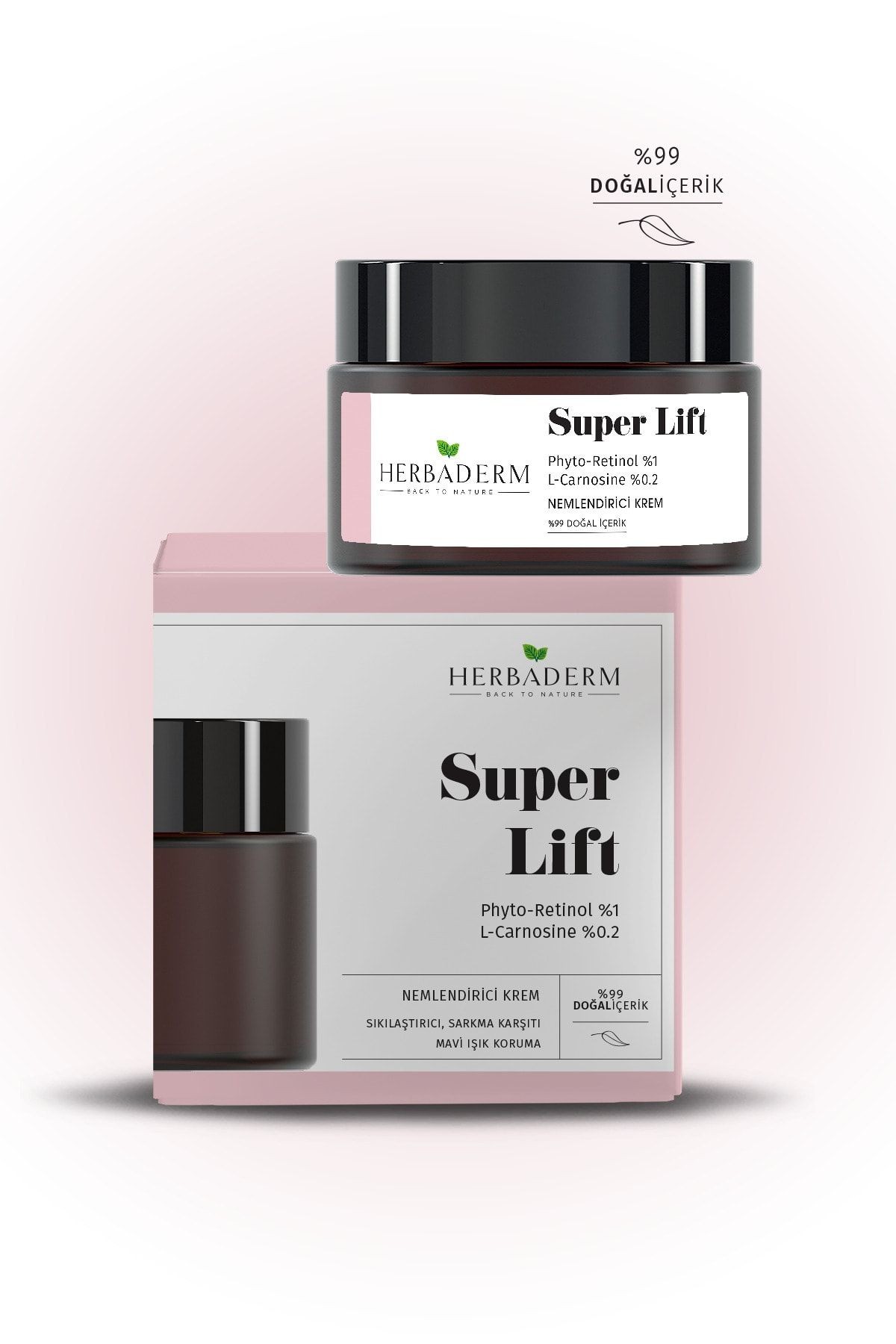 HERBADERM SUPER LIFT SIKILAŞ.LEKEKARŞ.MAVİIŞIK KOR