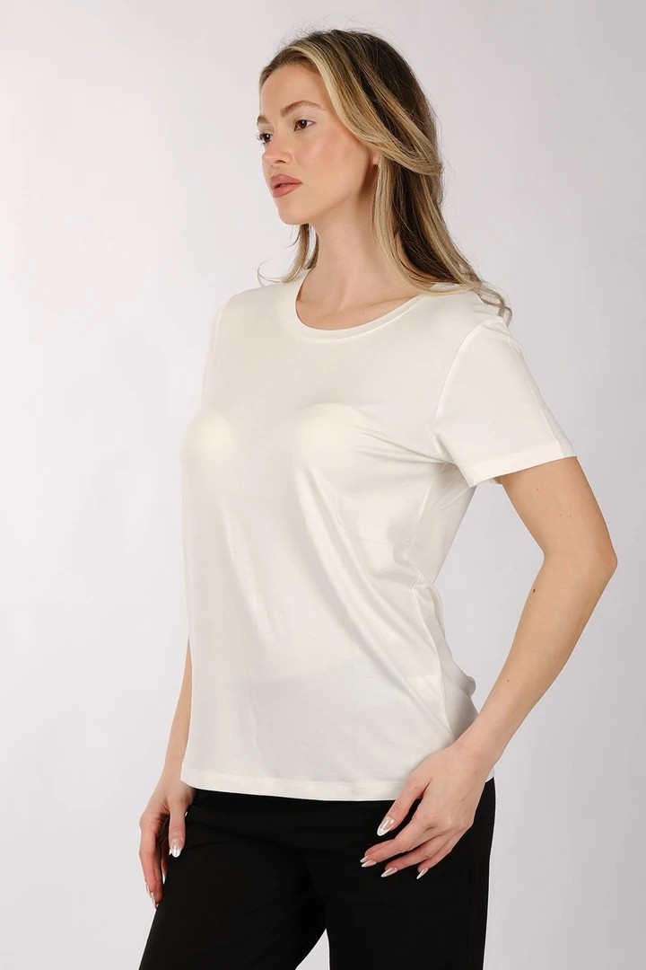 BASIC VISCON SIFIR YAKA TSHIRT