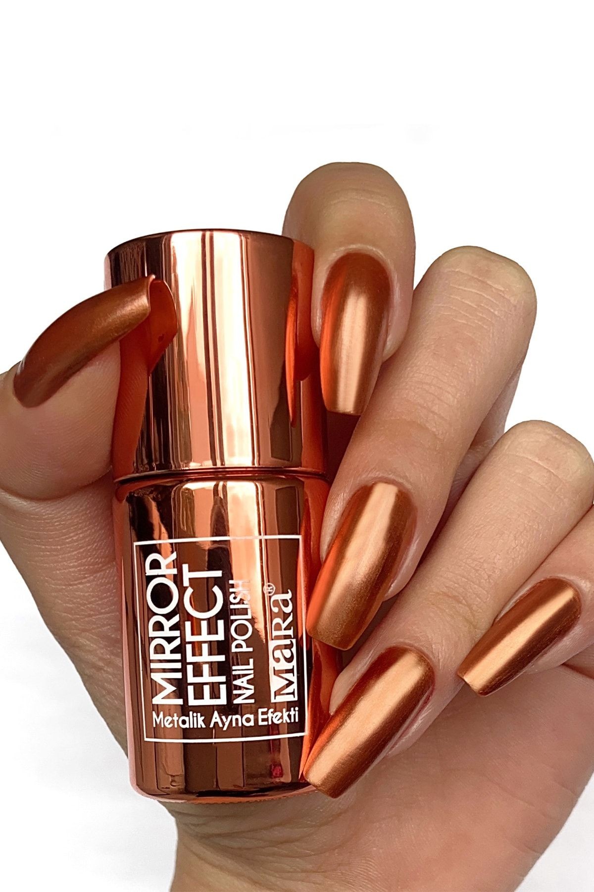 Mara Yeni Mirror Effect Nail Polish 15 ml - Bakır