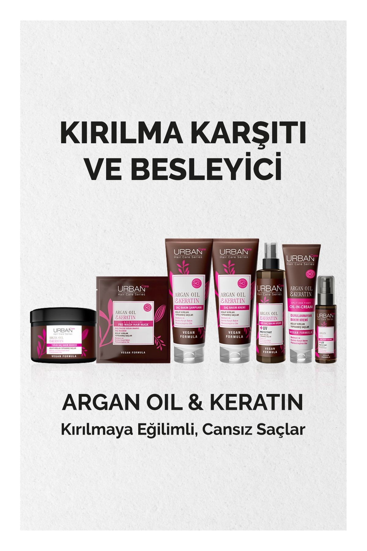 Urban Argan Oil&Keratin Saç Bakım Kremi